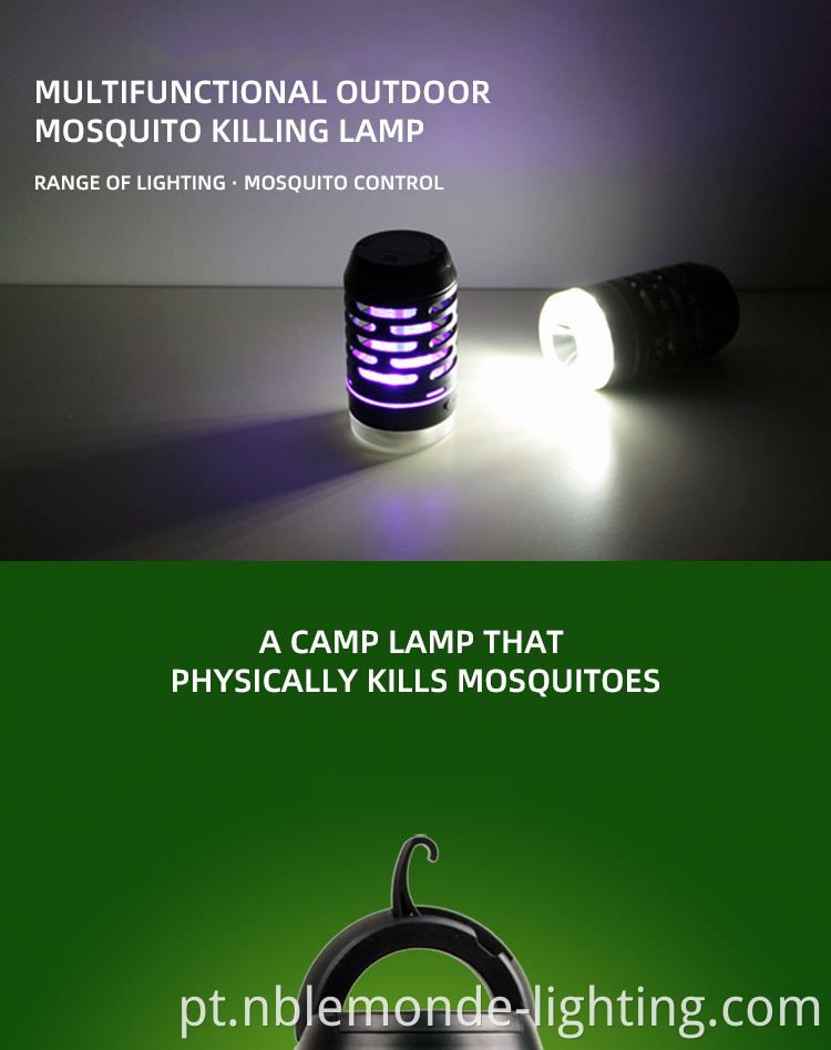 Portable Outdoor Mosquito Zapper Camping Light